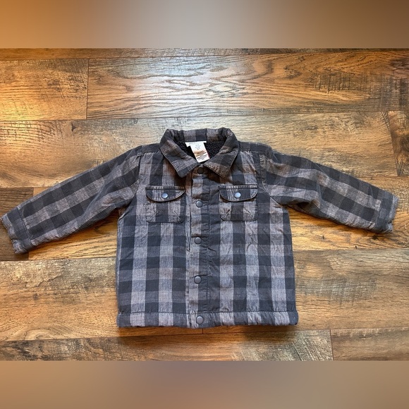 Tommy Bahama Toddler Gray Plaid Button Up Jacket Size 3T - Picture 2 of 10